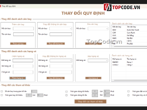 quản lý bán vé,chuyến bay,quản lý chuyến bay