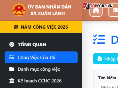 code quản lý công việc,QLCV,task manager