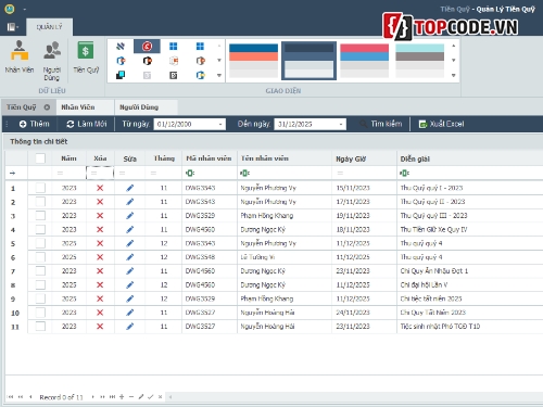 Phần mềm quản lý nhân sự HRM Thu Chi Quỹ Full CSDL,Phần mềm quản lý nhân sự Full CSDL,Phần mềm quản lý thu chi quỹ Full CSDL,Phần mềm HRM Full CSDL