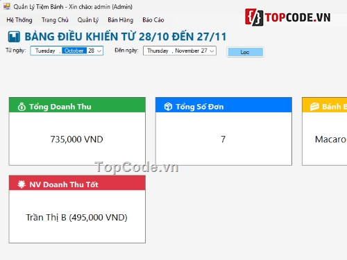 winform,đồ án quản lý cửa hàng bánh,quản lý cửa hàng