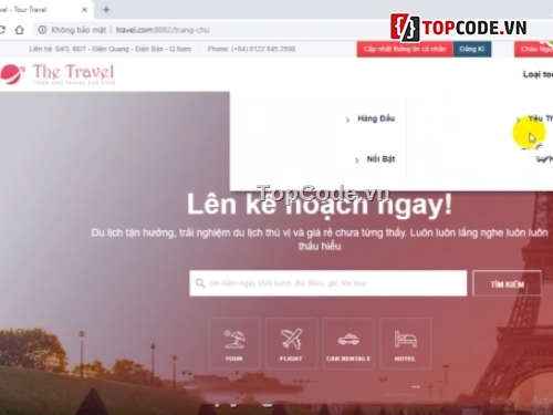 website du lịch,đồ án tốt nghiệp website du lịch php,Quản lý đặt tour du lịch,Website tour du lịch