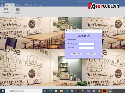 Cafe,C# quản lý cafe,Cafe winform,Quản lý quán Cafe