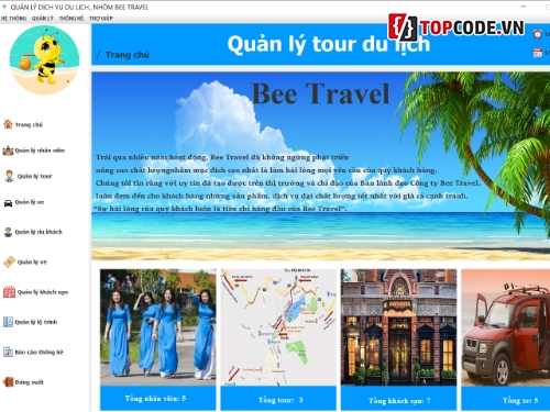 quản lý tour,quản lý khách sạn,quản lý