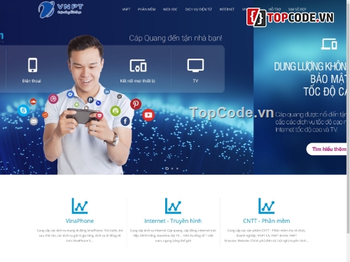 Web VNPT,Web nhà mạng,Web tổng đài,Web thông tin,Website nhà mạng,Website truyền hình số