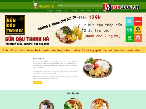 theme wp bán bún đậu,theme wordpress bún đậu,full code wordpress bún đậu,theme bún đậu không lỗi,theme wordpress bún đậu giá rẻ