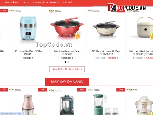 Sharecode bán thiết bị gia dụng,thiết bị gia dụng,web bán thiết bị gia dụng