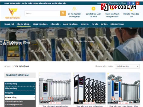 cửa tự động,cổng tự động,cửa tự động cao cấp,Sharecode Giao Diện Bán các loại cửa cổng tự động