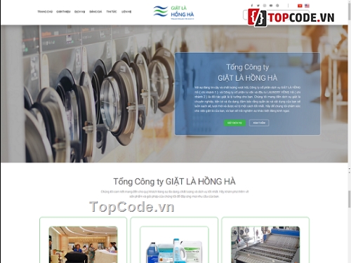 code giặt là,web giới thiệu công ty,theme dịch vụ giặt là,theme web dịch vụ,wordpress công ty giặt là