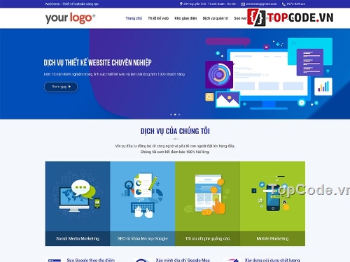 website thiết kế,web công ty,code website thiết kế