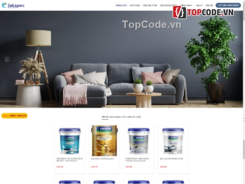 giới thiệu công ty,theme wordpress sơn,web bán sơn,code shop sơn,langding page wordpress,langdingpage công ty