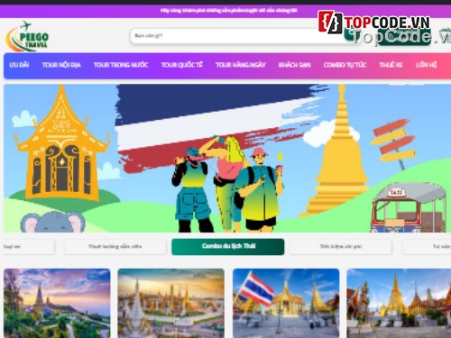 Sharecode website du lịch đẹp,Sharecode du lịch,du lịch,website du lịch,wordpress du lịch,theme du lịch