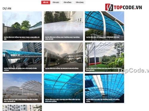 Polycarbonate,tấm nhựa,VINASPC,Sharecode Website mua bán Tấm nhựa Polycarbonate g