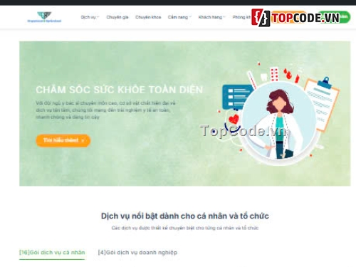 phòng khám,bệnh viện đa khoa,phòng khám đa khoa,bệnh viện,Sharecode Website Phòng Khám Đa Khoa Giá Rẻ