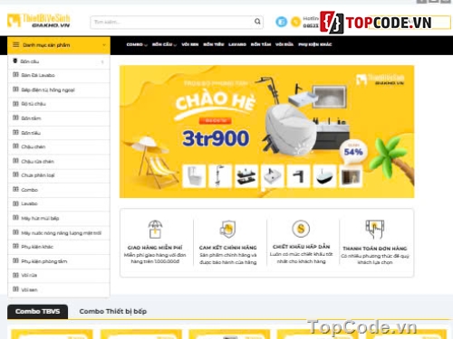 thiết bị nhà vệ sinh,bồn cầu,chậu rửa,nhà vệ sinh,Sharecode Website Thiết Bị Phụ Kiện Nhà Vệ Sinh