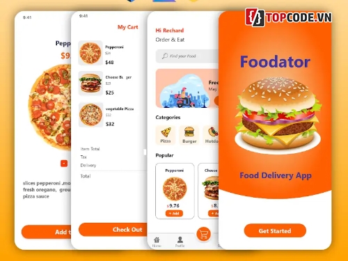 app order,mobile app,code giá rẻ,ứng dụng đặt đồ ăn,share code mobile