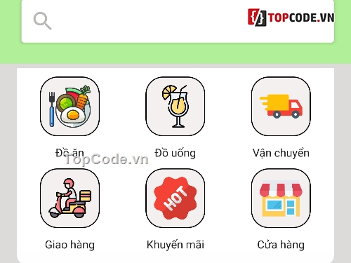 app bán hàng android,app đặt đồ ăn,ứng dụng đồ ăn android