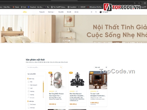 Website bán hàng,AI,Laravel,chat realtime,reactjs,Code đồ án