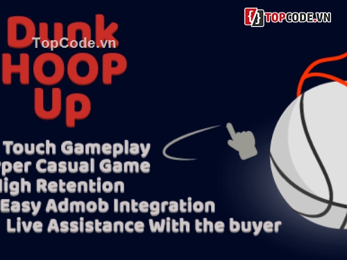 Dunk Hoop 2,Sports,code unity game Dunk Hoop 2,Game dunk hoop 2
