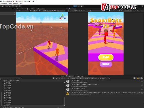 Source code Unity 3D,shortcut run,Short Run 3D,code Short Run 3D