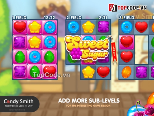 sweet candy,candy crush,candy match 3,candy crush saga,candy crush clone source code,game unity candy crush