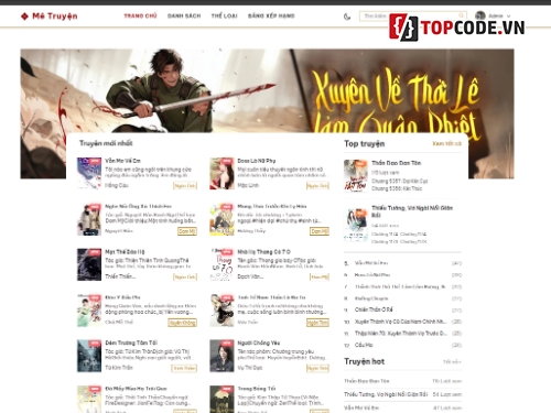 website đọc truyện,truyen chu,website truyện chữ,website truyện,Source website,code website laravel