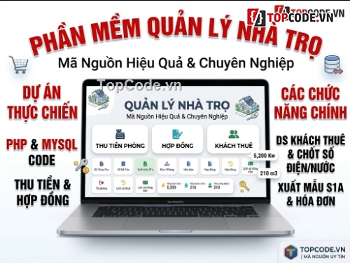 Quản lý nhà trọ,code phần mềm,code phần mềm quản lý
