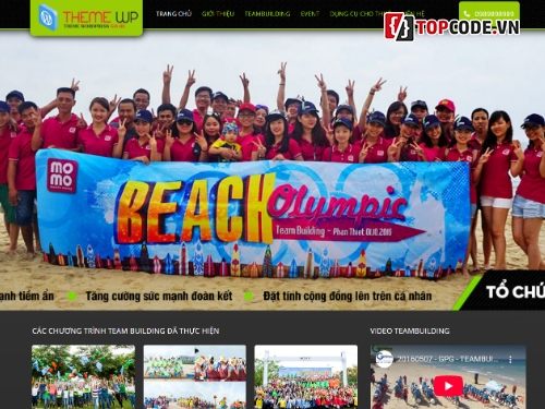 tổ chức sự kiện,theme,wordpress,share code