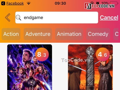 Movie Trailer,Ứng dụng Movie Trailer,Code app  Movie Trailer,Ứng dụng review phim,thực tập,ios