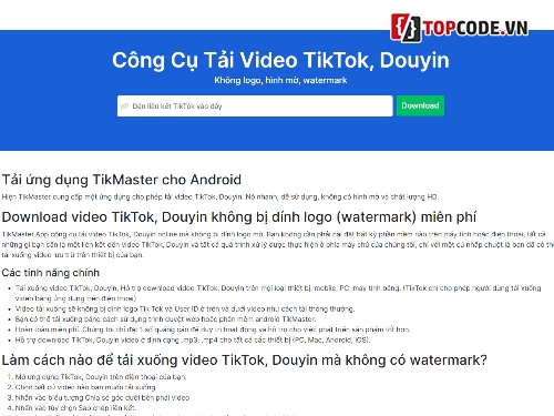 Source code get link tiktok,source code git link douyin,chia se code get link tiktok,code get link tiktok reactjs,code api get link tiktok php