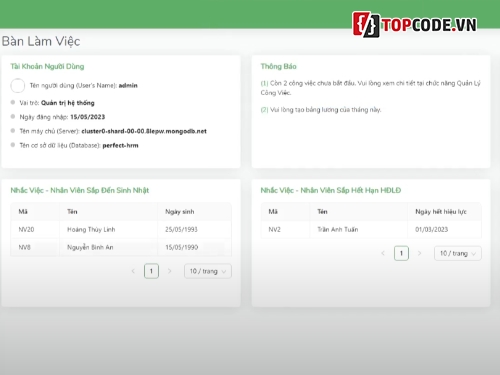 Quản lý nhân sự,đồ án quản lý nhân sự,source code web bao cao,code de hieu va de hiểu nhất