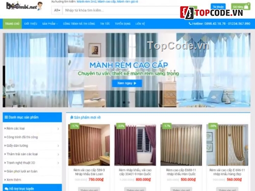 web bán rèm,web bán rèm wordpress,code bán hàng wordpress,bán rèm wordpress,website bán mành rèm,code web màn rèm
