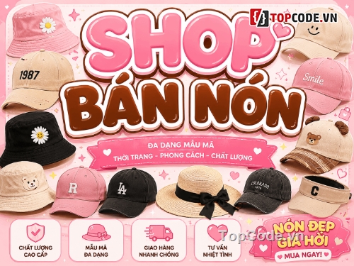 web bán thời trang,website thời trang,website bán nón bảo hiểm,website bán mũ,source code website bán mũ,web bán phụ kiện