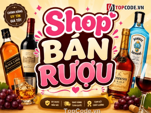 website bán rượu vang,website bán rượu,web rượu whisky,website rượu vodka,Website quản  lý bán hàng,php mysql