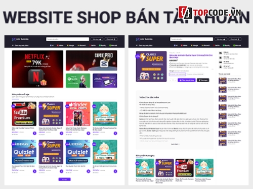 website dịch vụ MMO,dịch vụ tài khoản,sản phẩm số,code web tài khoản game,website bán game,Website bán tài khoản