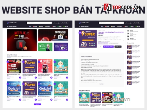 website dịch vụ MMO,dịch vụ tài khoản,sản phẩm số,code web tài khoản game,website bán game,Website bán tài khoản