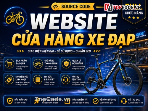 website bán xe đạp,web bán phụ kiện,website xe đạp,web xe đạp,source code xe đạp,Website quản lý xe đạp