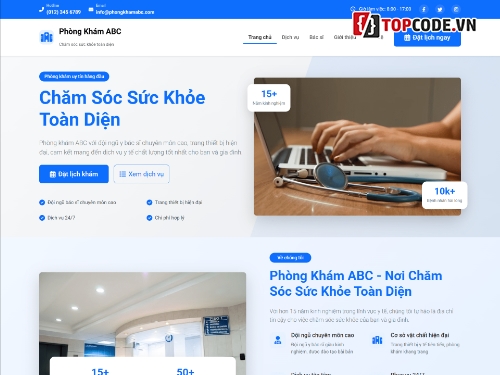 website bệnh viện,website khám bệnh,website phòng khám,đặt lịch khám bệnh,quản lý phòng khám,quản lý bệnh viện