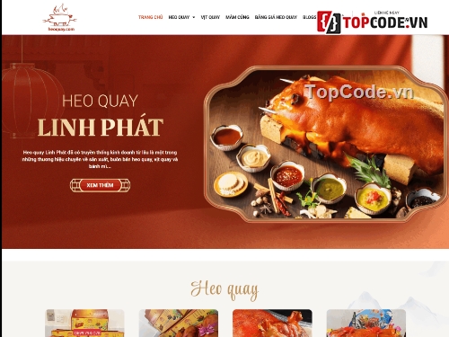 Web bán heo quay,website cửa hàng bán heo quay,website heo quay,Share code Web bán heo quay,Share website bán hàng,code website bán hàng