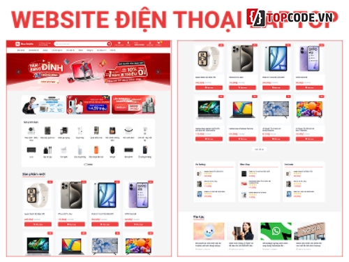 website điện thoại,website laptop,php mysql,web bán điện thoại,code web điện thoại,web điện thoại