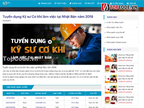 web giới thiệu công ty,web công ty,bán khoá học,Web giáo dục,code website giới thiệu công ty