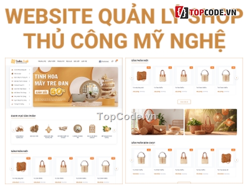 website shop thủ công mỹ nghệ,website shop  mỹ nghệ,website handmade,php mysql,website đồ thủ công,website quản lý bán  hàng