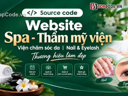 code website đẹp,code web làm đẹp,website Spa,website Spa Thẩm mỹ viện,Website mỹ phẩm,Website site dịch vụ spa