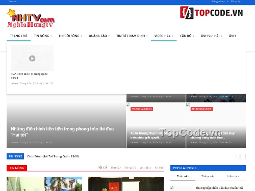 web tin tức,website tin tức,source code web tin tức