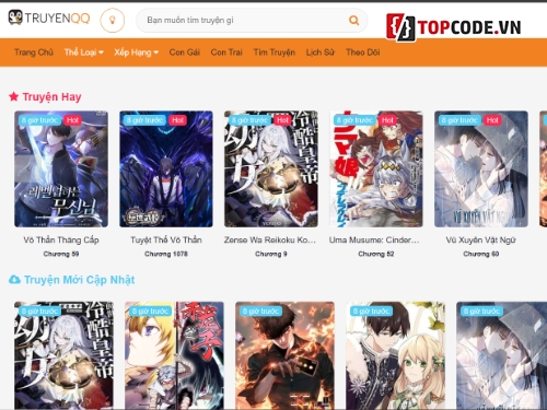 Source Code Truyện,Website Truyện Tranh,wordpress,Website Truyện Style,truyentranh,share website truyen tranh