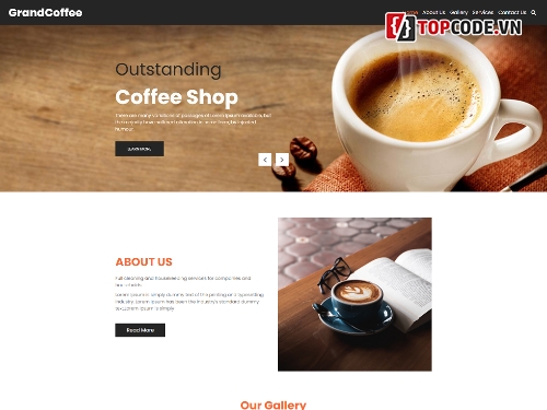 Template website bán đồ uống cafe,Template bán hàng đồ uống cafe,Template website bán cafe,Template website đồ uống