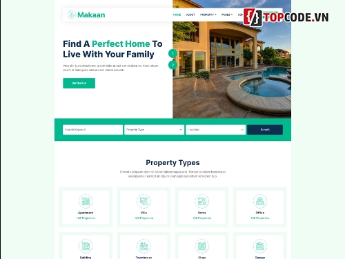 web bất động sản,website giới thiệu bất động sản,giao diện web bất động sản,website bất động sản