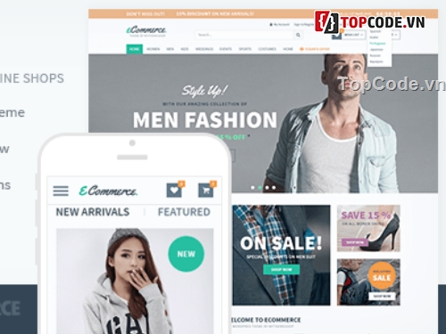 Theme thời trang,Theme bán hàng wordpress,Theme Ecommerce,shop thời trang,Ecommerce,thời trang thương mại điện tử