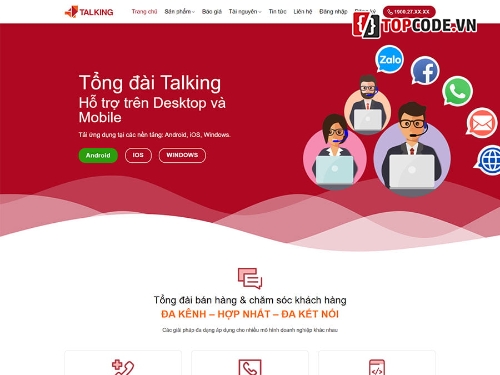 Call Center,Talking,tổng đài,Web tổng đài