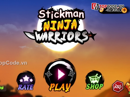 Stickman Warriors,Stickman Ninja Warriors,Njnja,Giải cứu công chúa,Ném phi tiêu