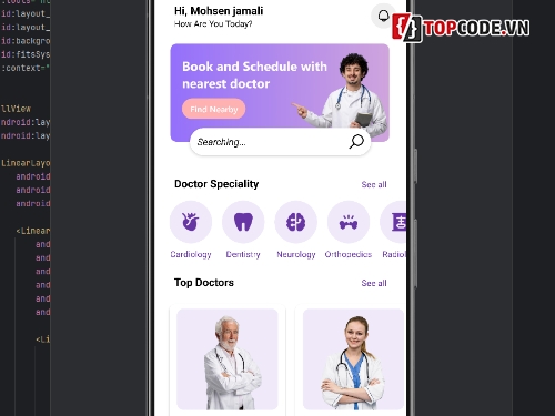 ứng dụng khám bệnh,ứng dụng đặt lịch hẹn,App Kotlin,Ứng dụng android,đặt lịch bác sĩ,khám bệnh online
